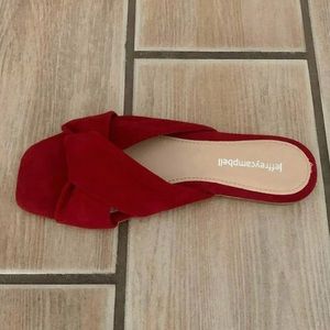 Jeffrey Campbell Lynx Sandal - Red Suede
